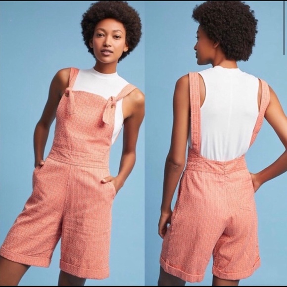 Anthropologie Pants - Anthropologie Seen Worn Kept Short-Alls Sz S